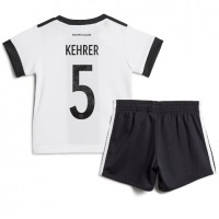 Tyskland Thilo Kehrer #5 Hjemmebanesæt Børn VM 2022 Kortærmet (+ Korte bukser)